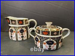 Royal Crown Derby Coffee Tea Pot Creamer Covered Sugar 1st Quality Retail $3,775