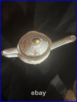 Royal Crown Derby Coffee/Tea Pot. Derbie Posies Pattern