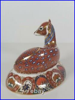 Royal Crown Derby Collectors Guild Deer Paperweight, Appr. 12cm Tall