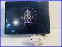 Royal Crown Derby Collectors Guild River Bank Vole Gold Stopper Mint In Box