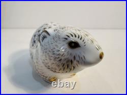 Royal Crown Derby Collectors Guild River Bank Vole Gold Stopper Mint In Box