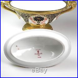 Royal Crown Derby Covered Urn Old Imari 1128 Solid Gold Band