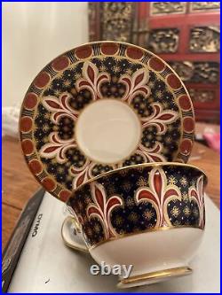 Royal Crown Derby Cup & Saucer Set A. 1297 From England Rare