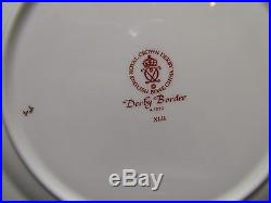 Royal Crown Derby DERBY BORDER Dinner Plates / Set of 6