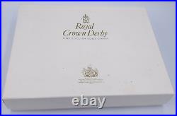 Royal Crown Derby DERBY POSIES 7pc Miniature Teapot Set MINT BOX Tray Cup Sugar