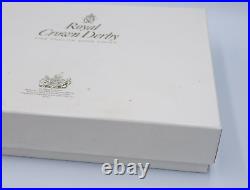 Royal Crown Derby DERBY POSIES 7pc Miniature Teapot Set MINT BOX Tray Cup Sugar