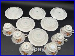 Royal Crown Derby DERBY POSIES England Set of 6 Cups & Saucers 2 1/2