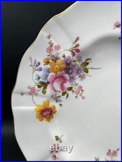 Royal Crown Derby DERBY POSIES Surrey Shape 4 Dinner Plates 10 1/2 Excellent