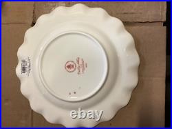 Royal Crown Derby Darley Abbey 8 FLUTED DESSERT PLATE Mint BRAND NEW