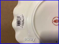 Royal Crown Derby Darley Abbey 8 FLUTED DESSERT PLATE Mint BRAND NEW