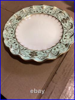 Royal Crown Derby Darley Abbey 8 FLUTED DESSERT PLATE Mint BRAND NEW