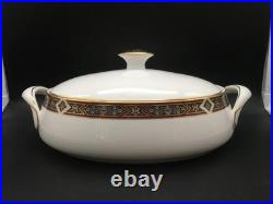 Royal Crown Derby Dauphin Oval Covered Vegetable Serving Dish Second Mark Ch7446