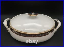 Royal Crown Derby Dauphin Oval Covered Vegetable Serving Dish Second Mark Ch7446