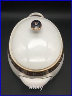 Royal Crown Derby Dauphin Oval Covered Vegetable Serving Dish Second Mark Ch7446