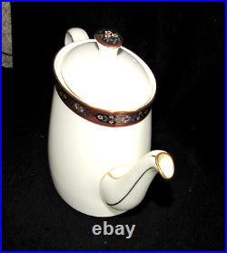 Royal Crown Derby Dauphin Teapot, Cream and Sugar Set