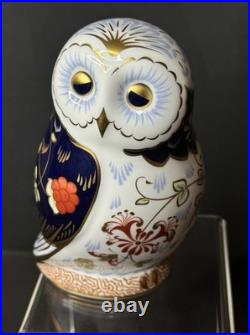 Royal Crown Derby Daybreak Owl Paperweight