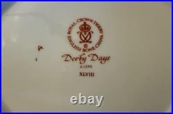 Royal Crown Derby Days Octagonal 8.5 Vegetable Serving Bowl A1293 MINT