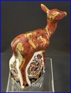 Royal Crown Derby Deer Fawn paperweight