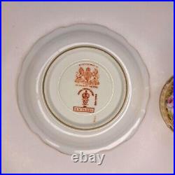 Royal Crown Derby Demitasse Cup and Saucer Hand painting Vintage