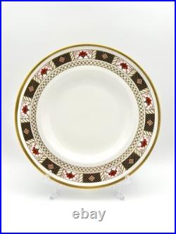 Royal Crown Derby Derby Border Dinner Plates 10 1/2, Set Of 4