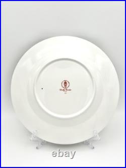 Royal Crown Derby Derby Border Dinner Plates 10 1/2, Set Of 4