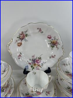 Royal Crown Derby, Derby Posies 5 Teacup Trio Dessert Set Cake Plate 17 PCs Etc