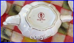 Royal Crown Derby Derby Posies 6 Cup Tea Pot & 2 Tea Cup with Saucer
