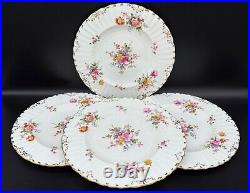 Royal Crown Derby Derby Posies Dinner Plates(Set of 4) Bone China England