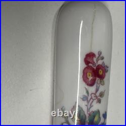 Royal Crown Derby Dessert Knives & Forks- Floral Porcelain Handles Vintage