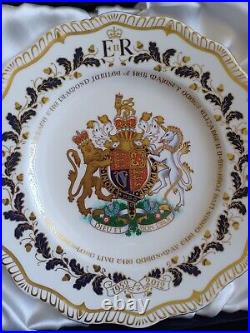 Royal Crown Derby Diamond Jubilee Gadroon Plate