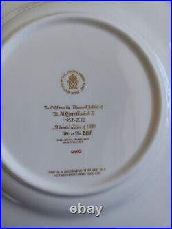 Royal Crown Derby Diamond Jubilee Gadroon Plate