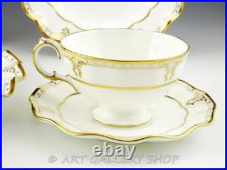 Royal Crown Derby ELIZABETH 5PC PLACE SETTING DINNER SALAD BREAD PLATE CUP SAUCE