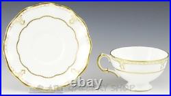 Royal Crown Derby ELIZABETH 5PC PLACE SETTING DINNER SALAD BREAD PLATE CUP SAUCE