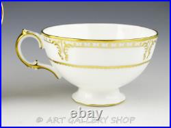 Royal Crown Derby ELIZABETH 5PC PLACE SETTING DINNER SALAD BREAD PLATE CUP SAUCE