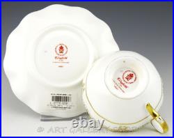 Royal Crown Derby ELIZABETH 5PC PLACE SETTING DINNER SALAD BREAD PLATE CUP SAUCE Royal Crown Derby ELIZABETH 5PC PLACE SETTING DINNER SALAD BREAD PLATE CUP SAUCE