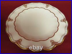 Royal Crown Derby'Elizabeth Fuchsia Salad Plate, Bread & Butter Plate, Teacup