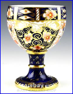 Royal Crown Derby England #2451 TRADITIONAL IMARI 4-3/4 CUP CHALICE WINE GOBLET