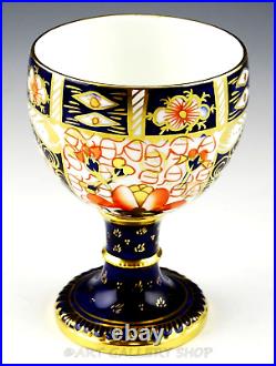 Royal Crown Derby England #2451 TRADITIONAL IMARI 4-3/4 CUP CHALICE WINE GOBLET