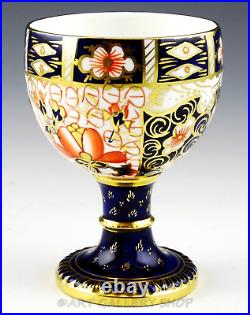 Royal Crown Derby England #2451 TRADITIONAL IMARI 4-3/4 CUP CHALICE WINE GOBLET