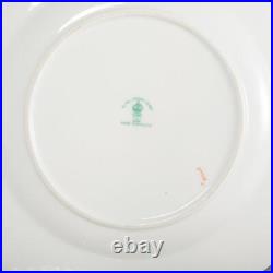 Royal Crown Derby England Ashby Floral Center Gilt Salad Plates 8.25 Set of 8 A