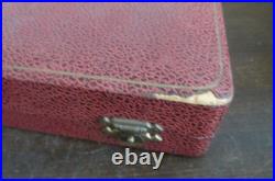 Royal Crown Derby England Fruit Fork & Knife Set Of 12 Porcelain Handles Flowers