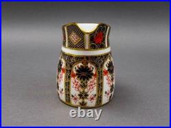 Royal Crown Derby England Old Imari 1128 Bone China Creamer Milk Jug