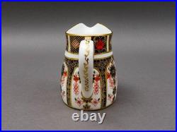 Royal Crown Derby England Old Imari 1128 Bone China Creamer Milk Jug
