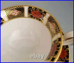Royal Crown Derby England Old Imari Porcelain Tea Cup And Saucer