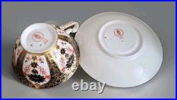 Royal Crown Derby England Old Imari Porcelain Tea Cup And Saucer