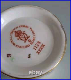 Royal Crown Derby England Old Imari Porcelain Tea Cup And Saucer