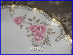 Royal Crown Derby England Royal Pinxton Roses Set Of 4 Dinner Plate
