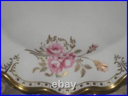 Royal Crown Derby England Royal Pinxton Roses Set Of 4 Dinner Plate