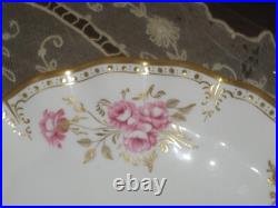 Royal Crown Derby England Royal Pinxton Roses Set Of 4 Dinner Plate