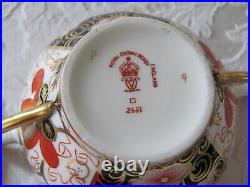 Royal Crown Derby England-Traditional Imari 2451- Bouillon Cup & Saucer -Set #6